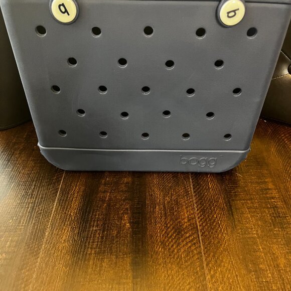 Bogg Bag Original Navy Tote with Clear Insert Minor Scuffs - Picture 3 of 6